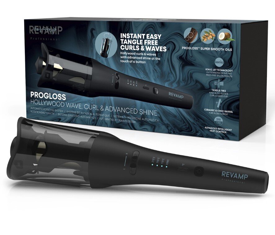 Revamp Progloss Hollywood Wave, Curl & Advanced Shine Automatic Rotating Curler CL-2250 hind ja info | Juuksesirgendajad ja koolutajad | kaup24.ee