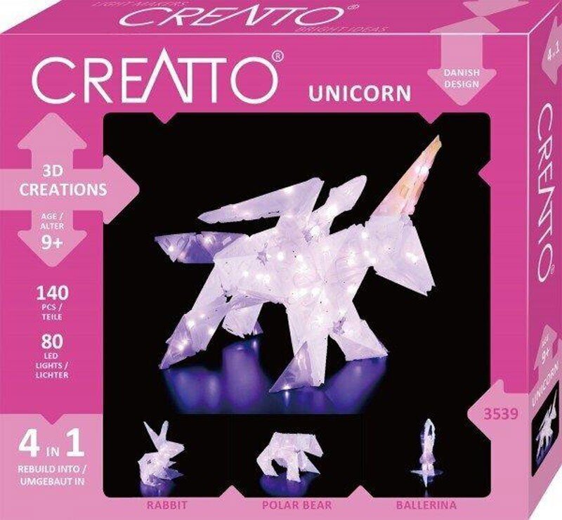 Loominguline komplekt Creatto Unicorn, 9 aastat+ hind ja info | Arendavad mänguasjad | kaup24.ee