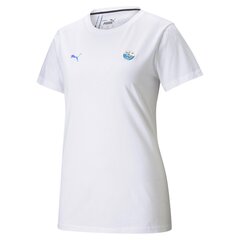 Naiste T-särk Puma BMW MMS Wmn Logo Tee Puma White - 59957102, valge цена и информация | Спортивная одежда для женщин | kaup24.ee