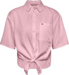 Naiste särk Tommy Hilfiger TJW FRONT TIE SHIRT, roosa DW0DW12900 THE 44863 цена и информация | Женские футболки | kaup24.ee