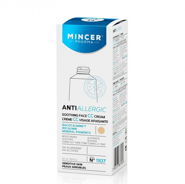 Rahustav päevakreem Mincer Pharma Antiallergic Nr.1107 50 ml hind ja info | Näokreemid | kaup24.ee