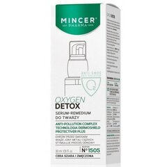 Kortsudevastane näoseerum Mincer Pharma Oxygen Detox Nr.1505 30 ml hind ja info | Näoõlid, seerumid | kaup24.ee