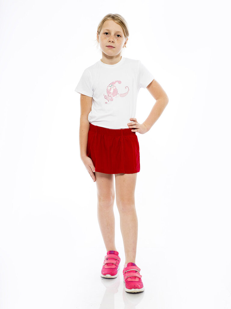 Tenniseseelik tüdrukutele lühikeste pükstega PM707004128 hind ja info | Tüdrukute seelikud | kaup24.ee