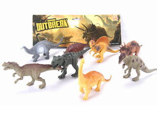 Dinosaurused 8 Tk hind ja info | Poiste mänguasjad | kaup24.ee