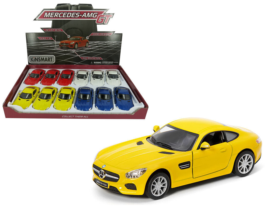 Mudel Mercedes Amg Gt 1:36 hind ja info | Poiste mänguasjad | kaup24.ee