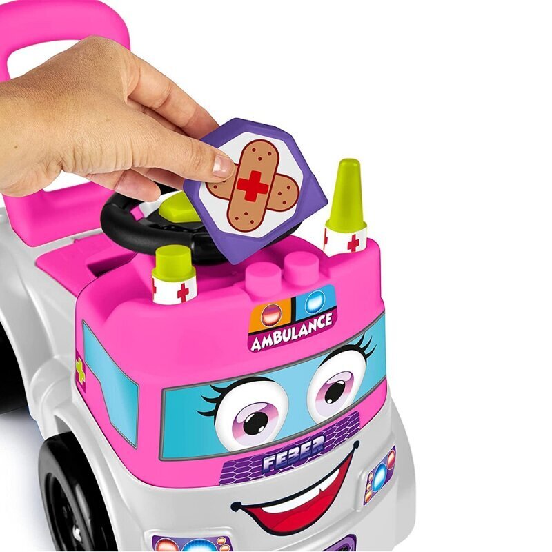 Pealeistutav auto Feber kiirabi цена и информация | Imikute mänguasjad | kaup24.ee