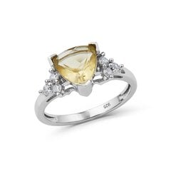 Серебряное (925) кольцо с драгоценными камнями, код avp514552-37 AVP514552-37EU-57 цена и информация | Кольцо | kaup24.ee
