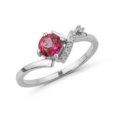 Серебряное (925) кольцо с драгоценными камнями, код avp515092-34 AVP515092-34EU-57 цена и информация | Кольцо | kaup24.ee