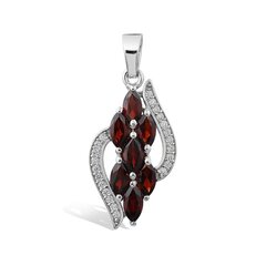 Серебряный (925) кулон с драгоценными камнями, код avp614079-4 AVP614079-4 цена и информация | Украшения на шею | kaup24.ee