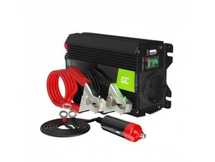 Инвертор с Green Cell Pro от 12V до 230 В 300 Вт/600 Вт модифицированная синусоидальная волна цена и информация | Преобразователи, инверторы | kaup24.ee