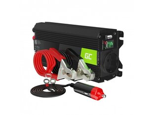 Green Cell inverter, pingemuundur Pro 24V kuni 230 V 500W/1000W modifitseeritud siinuslaine цена и информация | Преобразователи, инверторы | kaup24.ee