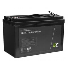 Аккумулятор Green Cell LifePo4 12 В 12,8 В 100AH ​​для фотоэлектрической системы, туристов и лодок цена и информация | Аккумуляторы | kaup24.ee