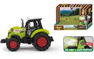 Traktor Heli Ja Valgusega hind ja info | Poiste mänguasjad | kaup24.ee