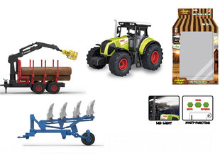 Traktor Kahe Haagisega, heliga hind ja info | Poiste mänguasjad | kaup24.ee