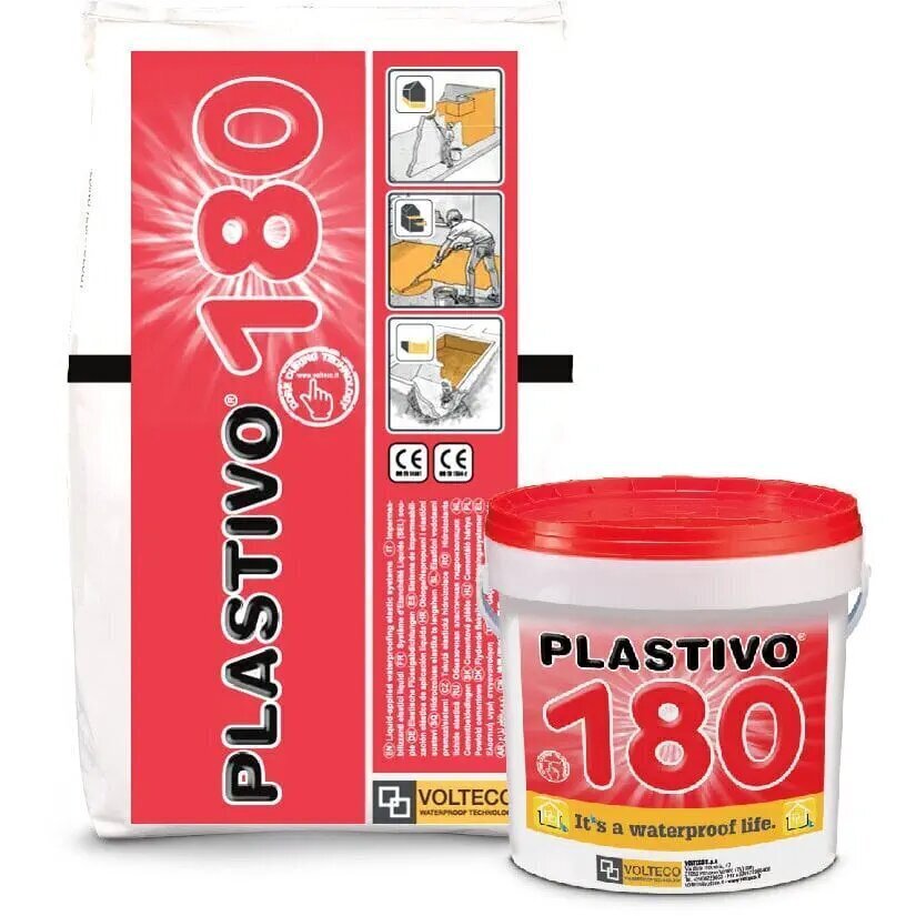 Elastne hüdroisolatsioon Volteco Plastivo 180, 20 kg hind ja info | Isolatsiooni- ja tihendus pakkematerjal | kaup24.ee