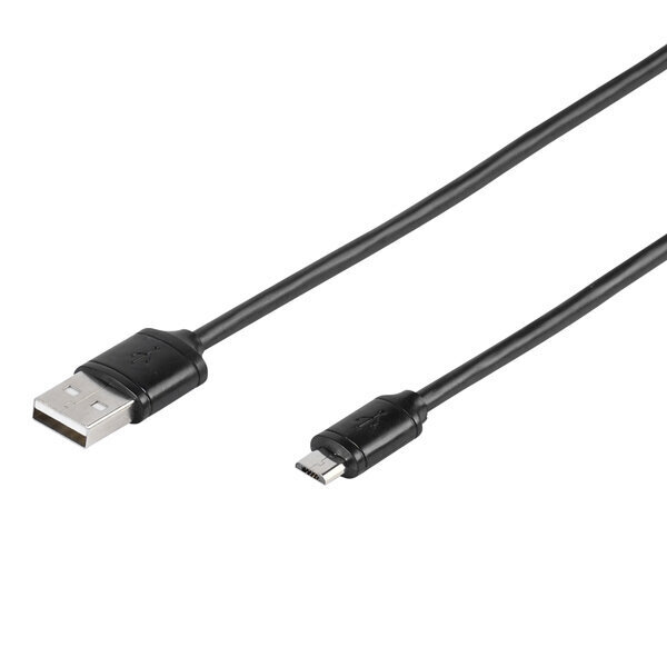 Kaabel VIVANCO USB A - USB micro B, 1.0 m hind ja info | Kaablid ja juhtmed | kaup24.ee