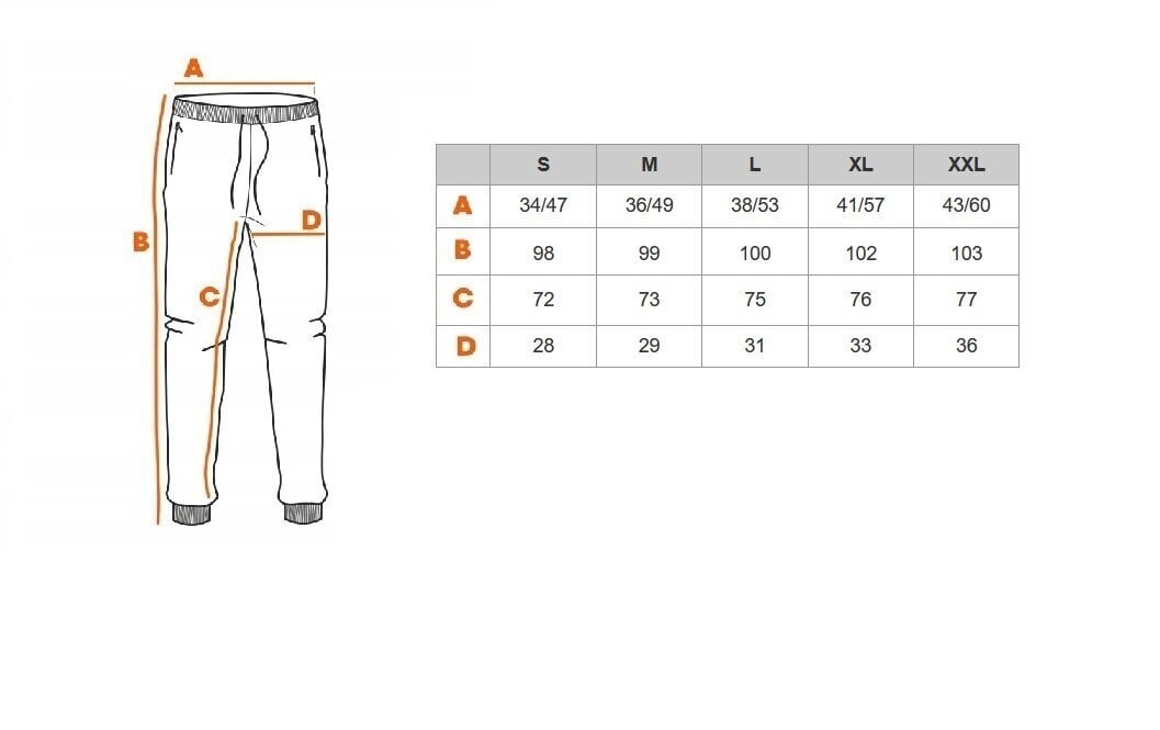 Naiste püksid Edoti 070PLR, sinine hind ja info | Naiste püksid | kaup24.ee