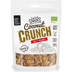 Diet Food Bio orgaanilised suupisted Coconut Crunch - Goji + seesamiseemned (150 g) hind ja info | Diet Food Kaitsevahendid ja meditsiinitarbed | kaup24.ee