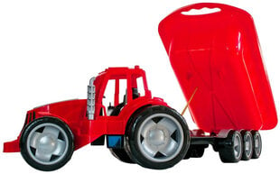 Трактор С Прицепом Xxl цена и информация | Развивающий мелкую моторику - кинетический песок KeyCraft NV215 (80 г) детям от 3+ лет, бежевый | kaup24.ee