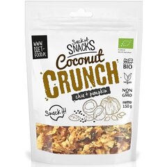 Diet Food Bio orgaanilised suupisted Coconut Crunch - Chia + kõrvitsaseemned (150 g) hind ja info | Vitamiinid, toidulisandid, preparaadid tervise heaoluks | kaup24.ee