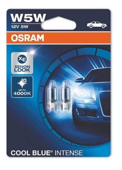 Autopirn OS2825HCBI-02B Osram W5W 5W 12V 3700K (2 Tükid, osad) hind ja info | Autopirnid | kaup24.ee