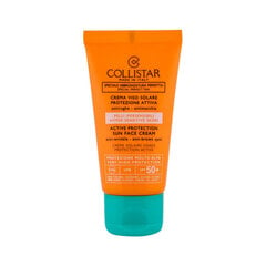 Kaitsev näokreem päikesepõletuse vastu Collistar Speciale Abbronzatura Perfetta SPF 50+, 50 ml цена и информация | Кремы от загара | kaup24.ee