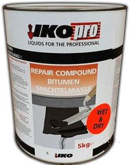 Битумная мастика IKOpro Repair Compound, 5 кг цена и информация | Изоляционный и уплотняющий упаковочный материал | kaup24.ee
