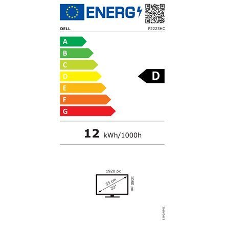 LCD Monitor|DELL|P2223HC|21.5"|Panel IPS|1920x1080|16:9|Matte|5 ms|Swivel|Pivot|Height adjustable|Tilt|210-BDFR hind ja info | Monitorid | kaup24.ee