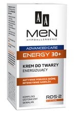 Niisutav näokreem meestele AA Men Energy 30+ 50 ml hind ja info | Näokreemid | kaup24.ee