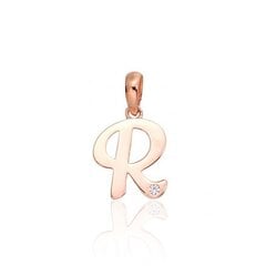 Золотой кулон - буква "R IV" из красного золота 585 пробы DS01K415 цена и информация | Украшения на шею | kaup24.ee