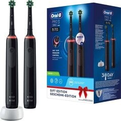 Электрическая зубная щетка Oral-B Pro 3900 Black Edition цена и информация | Электрические зубные щетки | kaup24.ee