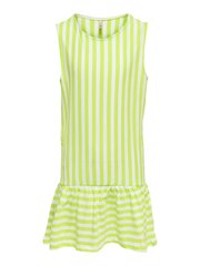 Детское платье ONLY 15263602*01, зелёное/белое 5715306609462 цена и информация | Платья для девочек | kaup24.ee