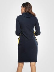 Хлопковое платье с высоким воротником Tessita T360, тёмно-синий/желтый цена и информация | Платья | kaup24.ee