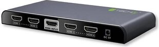 Techly Splitter AV-разветвитель HDMI 2.0 1x4 UHD 4Kx2K 3D питание переменного тока цена и информация | Адаптер Aten Video Splitter 2 port 450MHz | kaup24.ee