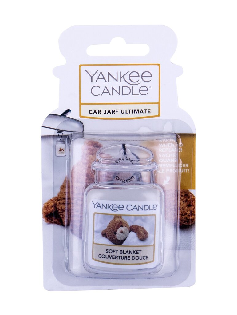 Autolõhnastaja Yankee Candle Soft Blanket​ ​​​​​​ car jar® цена и информация | Autolõhnastajad | kaup24.ee