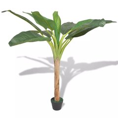 vidaXL kunsttaim banaanipuu potiga 150 cm, roheline hind ja info | Kunstlilled | kaup24.ee