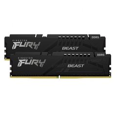 DDR5 Fury Beast Black 16GB(2 8GB)/5600 CL40 цена и информация | Оперативная память (RAM) | kaup24.ee