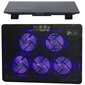 Jahutusalus sülearvutile 12"-17" koos LED-valgustusega hind ja info | Sülearvuti tarvikud | kaup24.ee