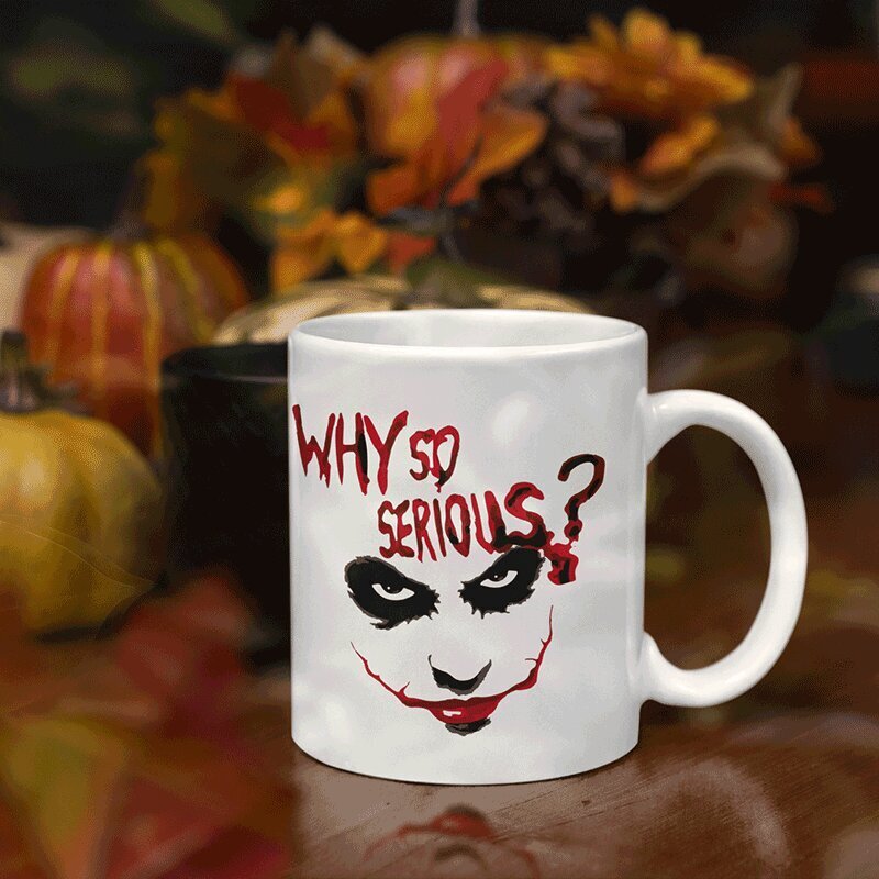 Tass "Why so serious?" hind ja info | Originaalsed tassid | kaup24.ee