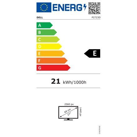 LCD Monitor|DELL|P2723D|27"|Business|Panel IPS|2560x1440|16:9|Matte|8 ms|Swivel|Pivot|Height adjustable|Tilt|210-BDDX цена и информация | Monitorid | kaup24.ee