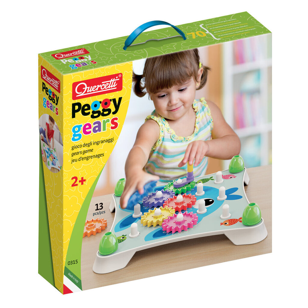 Quercetti Peggy Gears 2+, 0315 Li hind ja info | Imikute mänguasjad | kaup24.ee