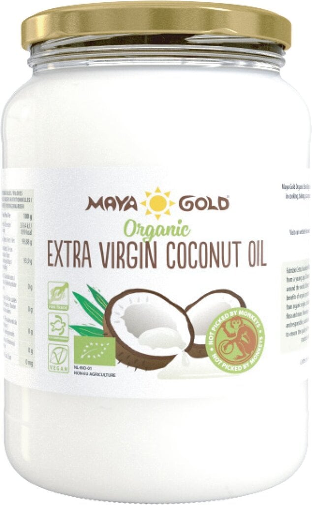 Maya Gold Organic Extra Virgin kookosõli (1550 ml) hind ja info | Eeterlikud ja kosmeetilised õlid | kaup24.ee