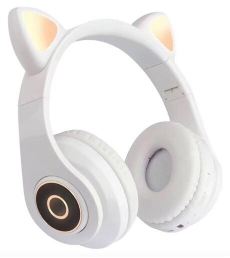 Juhtmevabad kõrvaklapid Juhtmeta bluetooth LED-kõrvaklapid, valged  kassikõrvad hind | kaup24.ee