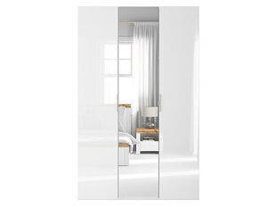 Шкаф BRW Flex 2D 150, белый глянцевый цена и информация | Black Red White Мебель для спальни | kaup24.ee