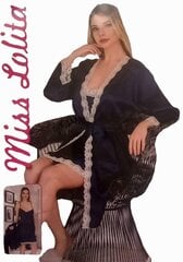 Naiste öösärgi ja negližee komplekt Miss Lolita 2007, Tumesinine hind ja info | Öösärgid, pidžaamad | kaup24.ee