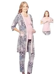 Пижамный комплект и халат COTPARK цена и информация | Женские пижамы, ночнушки | kaup24.ee
