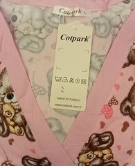Комплект из рубашки и халата COTPARK, Розовый  цена и информация | Женские пижамы, ночнушки | kaup24.ee
