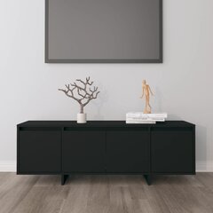 vidaXL telerikapp, must, 120 x 30 x 40,5 cm, puitlaastplaat hind ja info | TV alused | kaup24.ee