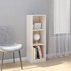 vidaXL raamaturiiul/ruumijagaja, valge, 36x33x110 cm, täismännipuit hind ja info | Riiulid | kaup24.ee