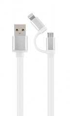 Кабель AMBERIN USB - Lightning / micro USB, 1.0 м цена и информация | Кабели и провода | kaup24.ee